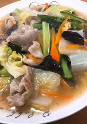 江戸菜入りのシャキシャキ♪八宝菜-レシピのメイン写真