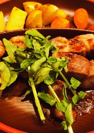 ローストポーク&グリル野菜のソース-レシピのメイン写真