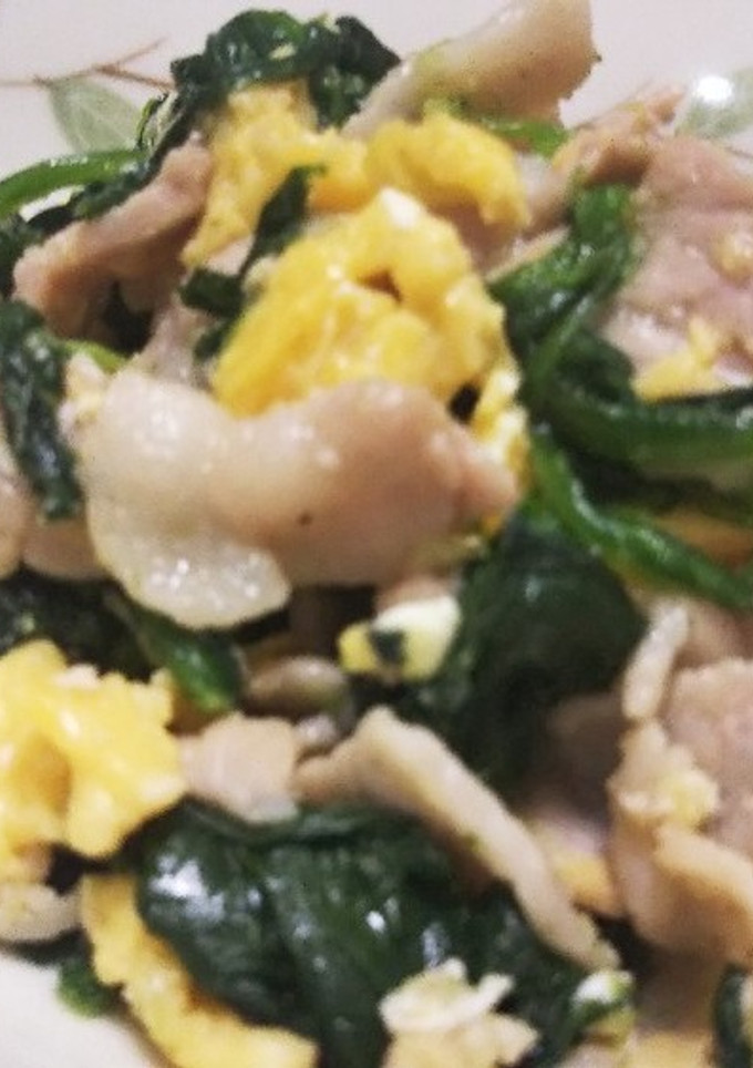 和風⭐️ほうれん草の炒め物-レシピのメイン写真