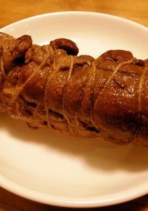 ビールのお供に「イノシシ焼豚」-レシピのメイン写真