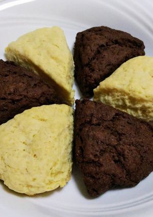 スコーン2種☆ズボラでOK( ᐛ )و-レシピのメイン写真