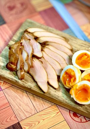 キャンプ飯！鶏むね肉でスモークチキン☆-レシピのメイン写真