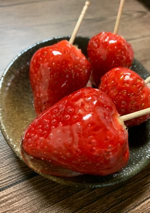 キラッ☆パリッ☆簡単いちご飴-レシピのメイン写真