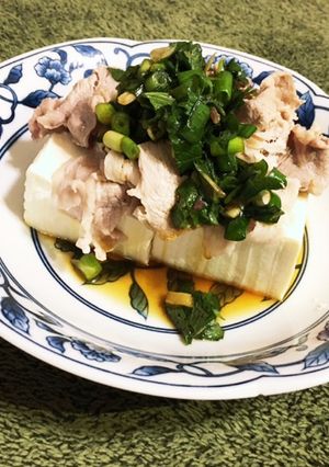 豚しゃぶの薬味のせやっこ-レシピのメイン写真