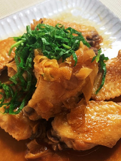 大葉香る♡とり手羽先の甘酢生姜(ガリ)煮-レシピのメイン写真
