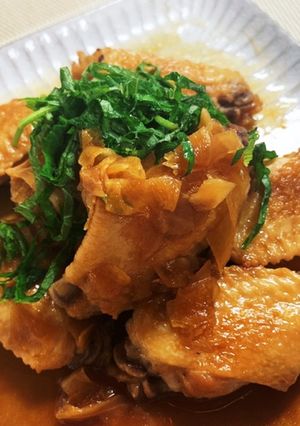 大葉香る♡とり手羽先の甘酢生姜（ガリ）煮-レシピのメイン写真