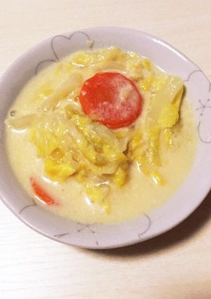 鶏肉とキャベツのクリーム煮-レシピのメイン写真