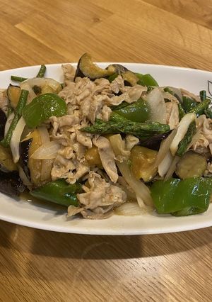 野菜と豚バラ薄切り肉の中華炒め-レシピのメイン写真