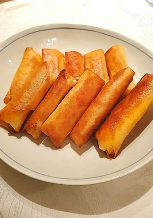 簡単！おやつ感覚！ハムチーズ春巻き-レシピのメイン写真