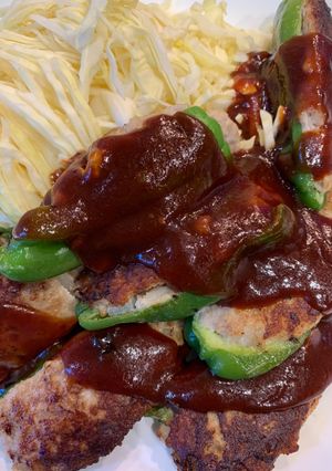ピーマンの肉詰め-レシピのメイン写真