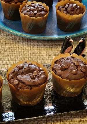 チョコチップバナナマフィン-レシピのメイン写真