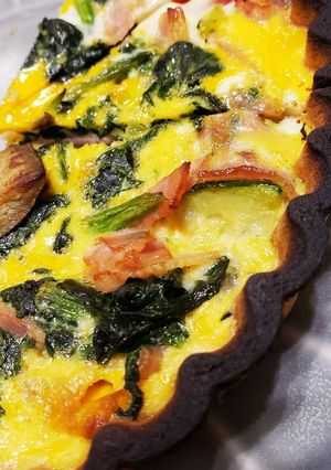 野菜たっぷり 洗い物の少ないキッシュ-レシピのメイン写真