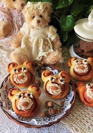 くまのシナモンロール-レシピのメイン写真