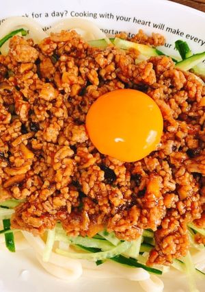 激ウマ♡ジャージャーうどん-レシピのメイン写真