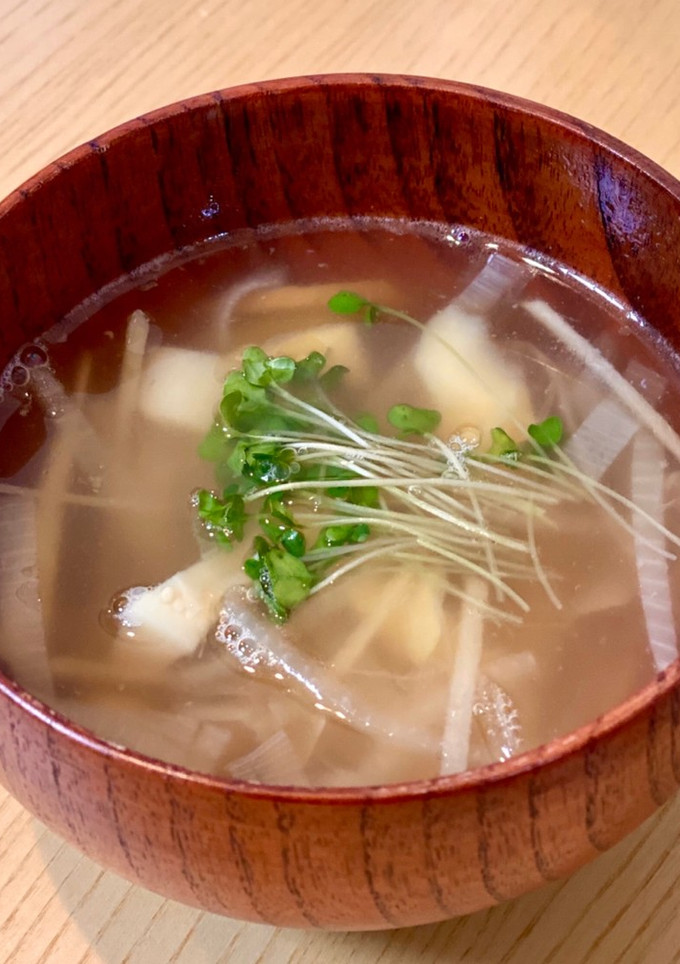 たけのこと玉ねぎの生姜スープ-レシピのメイン写真