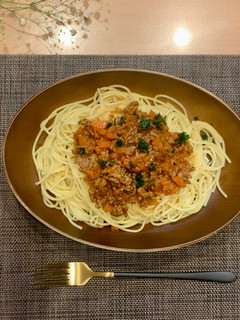 簡単★トマト缶無しdeミートスパゲティ-レシピのメイン写真