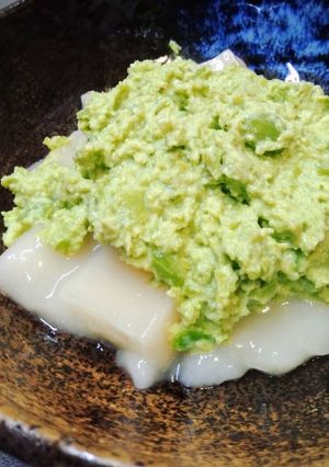冷凍枝豆でクリームずんだ餅-レシピのメイン写真