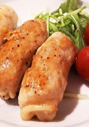 食べ手応え満点♪肉巻きチーズトッポギ-レシピのメイン写真