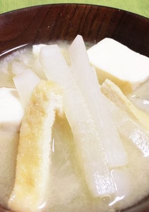 簡単!おいしい!大根のお味噌汁-レシピのメイン写真