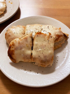 挟むだけ!ささみの梅肉大葉チーズ焼き-レシピのメイン写真