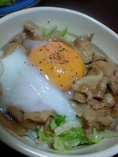 ごま油香る!男前しょうが焼き丼!!-レシピのメイン写真