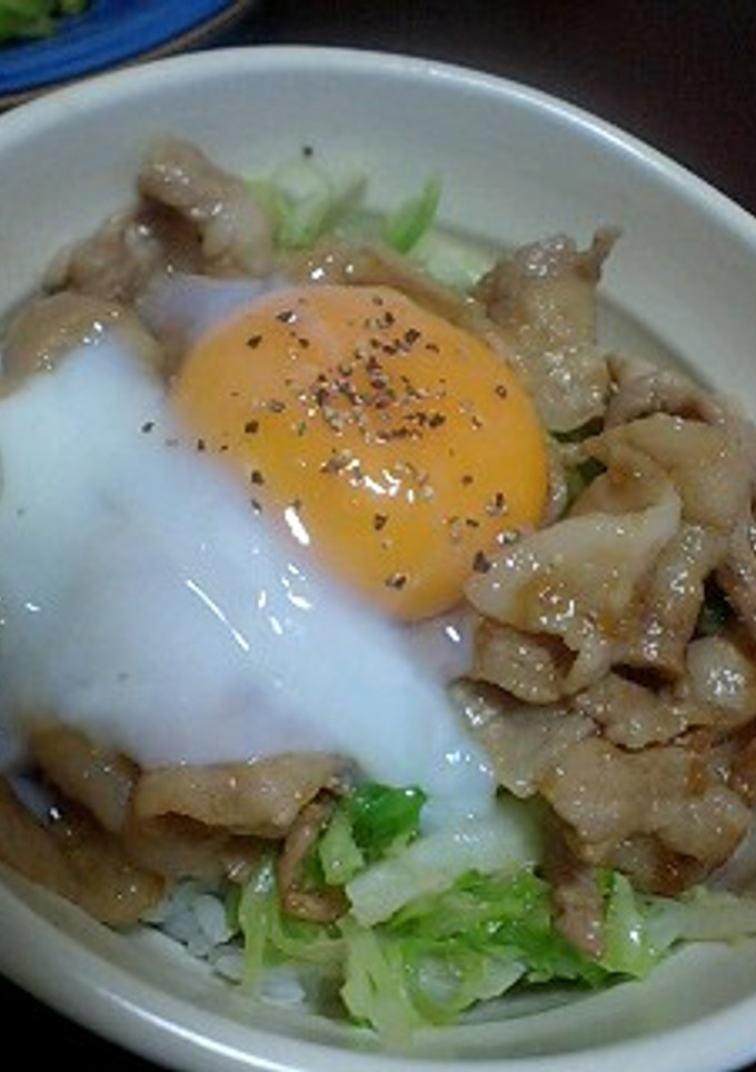 ごま油香る！男前しょうが焼き丼！！-レシピのメイン写真