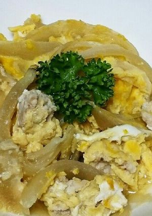 簡単ヘルシー★サラダチキン親子丼-レシピのメイン写真