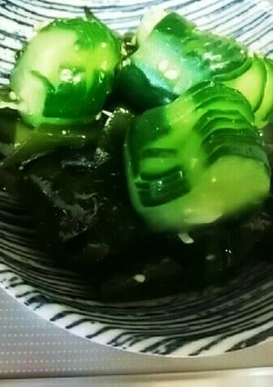 蛇腹キュウリの酢の物♬-レシピのメイン写真