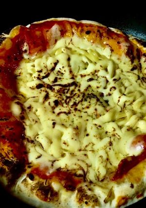 ２分で簡単！窯焼き風ピッツァ♪-レシピのメイン写真
