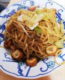 ごぼう天とキャベツ★簡単ヘルシー焼きそば