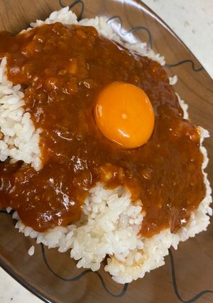 ミートソースかけご飯-レシピのメイン写真