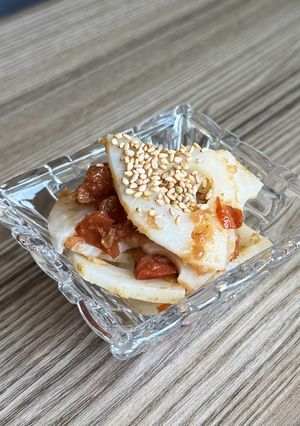 副菜　シャキシャキ蓮根の梅和え-レシピのメイン写真