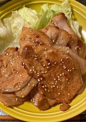 塩麹漬け豚の生姜焼き-レシピのメイン写真