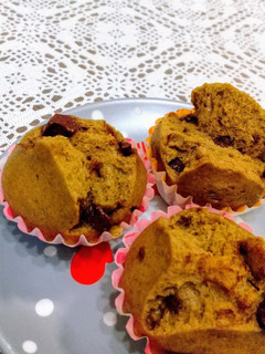 ほうじ茶とチョコの蒸しパン-レシピのメイン写真
