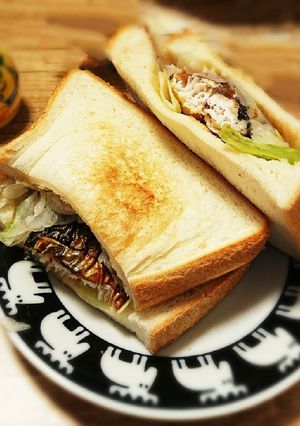 お手軽サバサンド-レシピのメイン写真