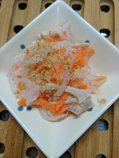 大根人参とサラダチキンの酢の物(^-^)-レシピのメイン写真