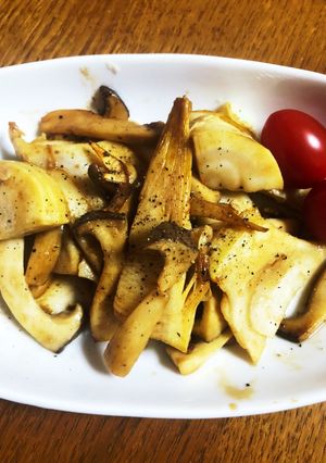 たけのことエリンギのバターしょうゆ炒め-レシピのメイン写真