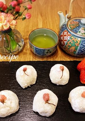 レンジで簡単　白あんのいちご大福-レシピのメイン写真