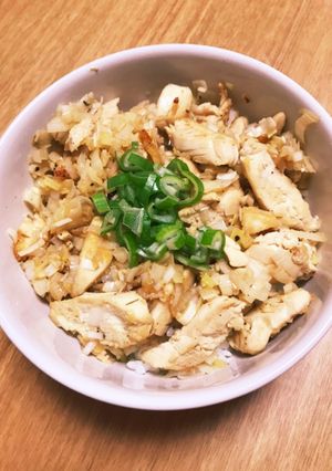 簡単ヘルシーねぎ塩ささみ丼-レシピのメイン写真