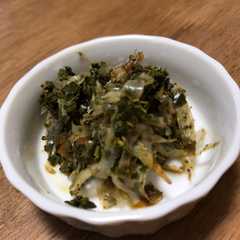 รูปของ 食べる緑茶のお浸し