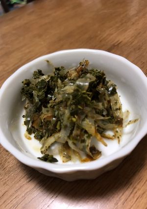食べる緑茶のお浸し-レシピのメイン写真