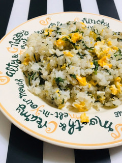 冷凍ちりめん入り 春菊チャーハン 炒飯-レシピのメイン写真