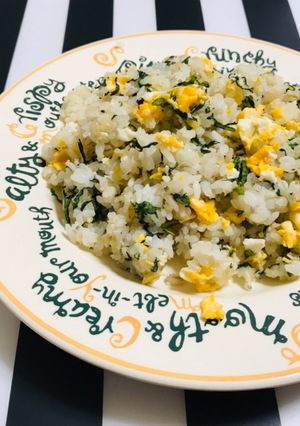 冷凍ちりめん入り 春菊チャーハン　炒飯-レシピのメイン写真