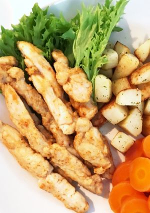 ササミで簡単ケイジャンチキン風スティック-レシピのメイン写真