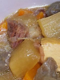 牛すじとゴロゴロ野菜の味噌煮こみ☆-レシピのメイン写真