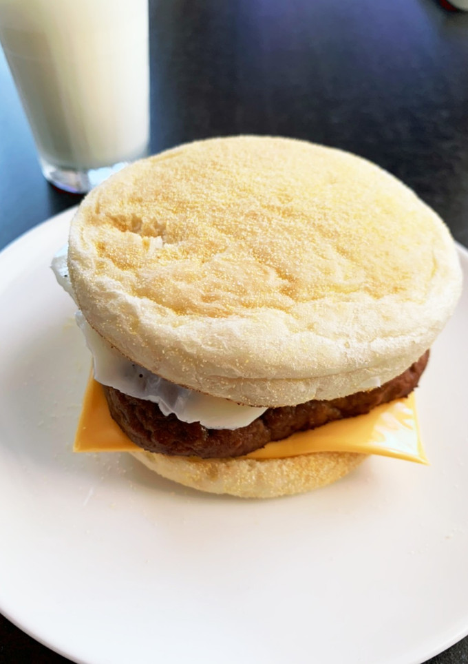 朝マックのソーセージエッグマフィン風-レシピのメイン写真