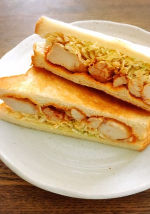 ヤンニョムチキンサンド☆-レシピのメイン写真
