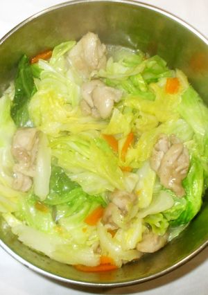 鶏肉サラダキャベツの副菜♪簡単時短-レシピのメイン写真
