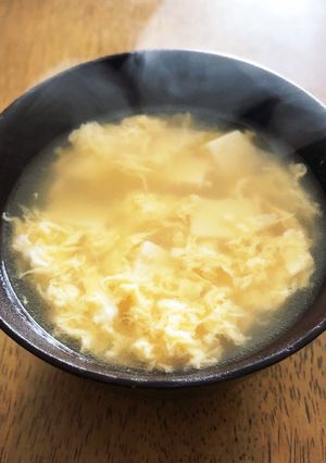 豆腐と卵の中華スープ-レシピのメイン写真