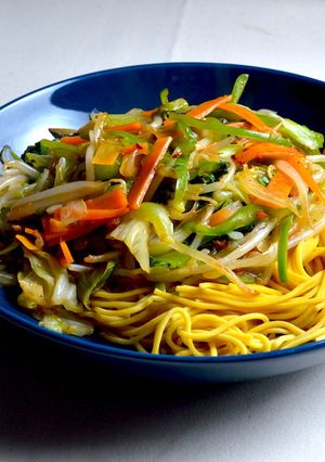 糖質制限！たっぷり野菜のあんかけパスタ-レシピのメイン写真